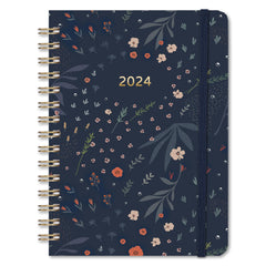 2024 Diary - A5 Diary 2024 Week to View, January to December 2024, Hardcover with Inner Pocket, Twin-Wire Binding, 21.5 x 15.5 cm