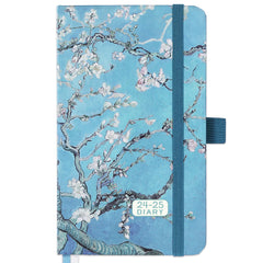 Pocket Diary 2024-2025 - A6 Academic Diary 2024-2025 from Aug. 2024 to Jul. 2025, A6 Week to View Diary 2024-2025 with Pen Loop, 16×10×1.5 cm
