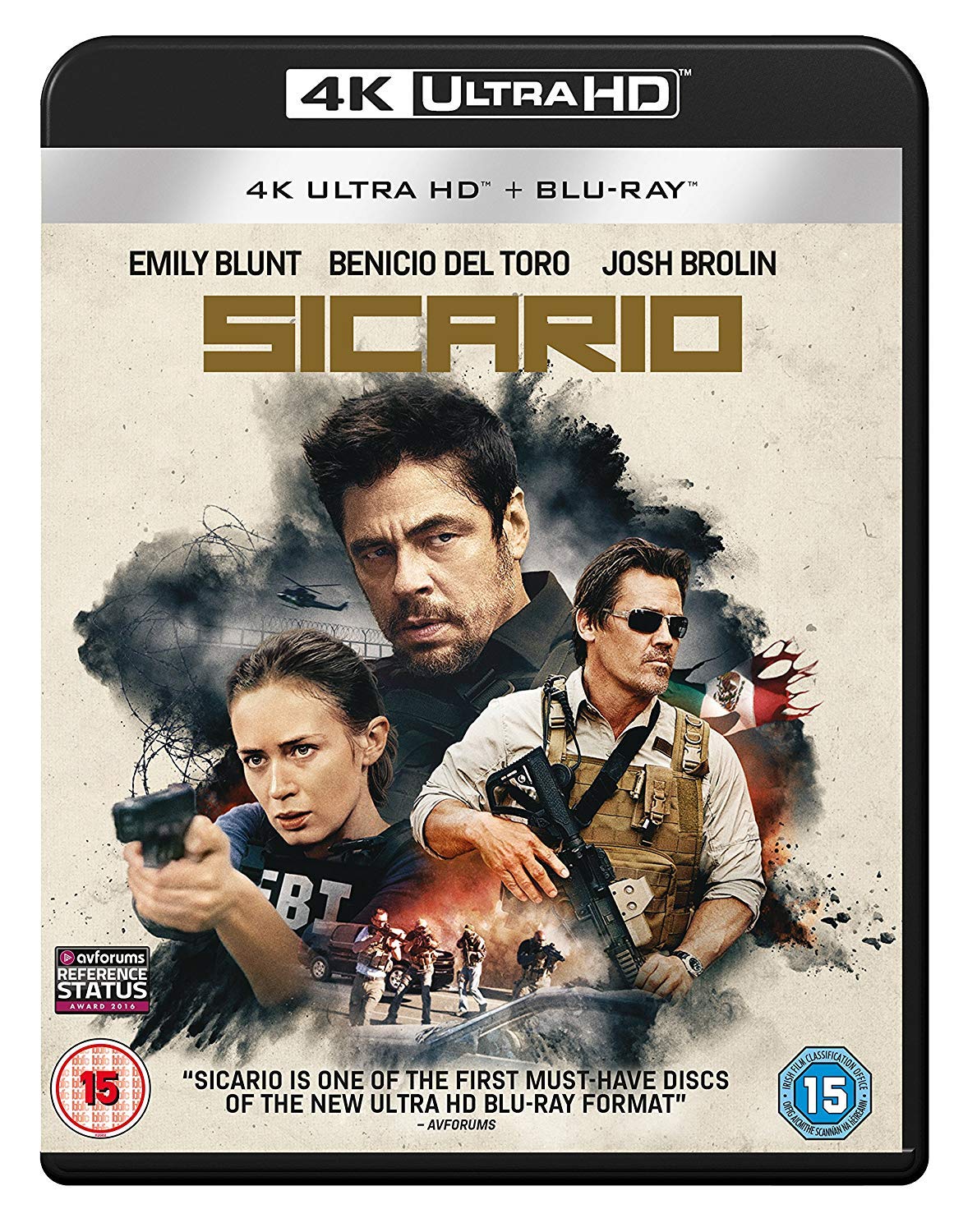 Sicario [4K Ultra-HD and Blu-ray] [2018]