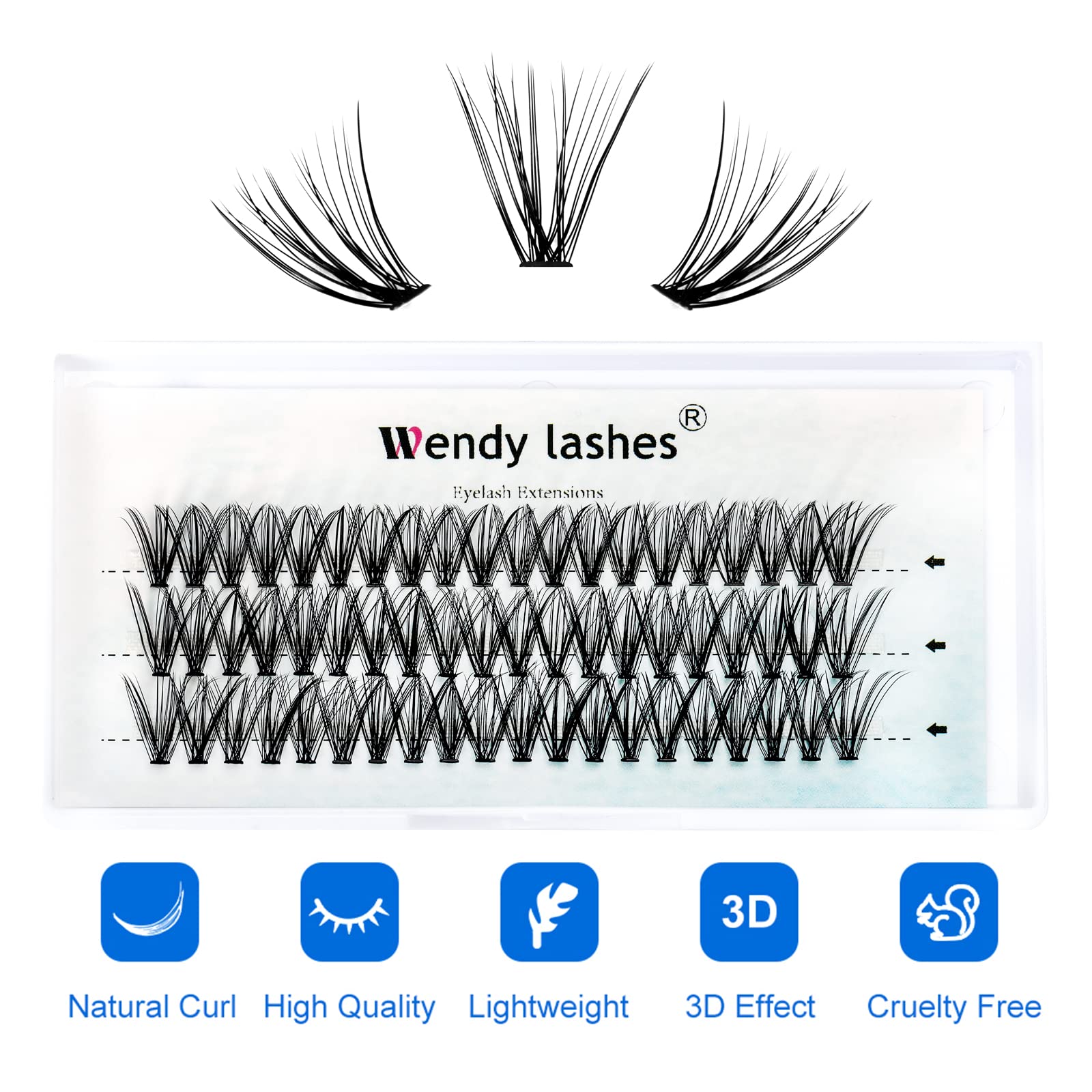 Individual Cluster Lashes D Curl 0.07mm 14mm 30 Root Cluster Eyelash Extensions Grafting Individual Cluster Eyelashes 30D DIY Lashes Clusters Lash Extensions(Clusters-30D-0.07-D-14)