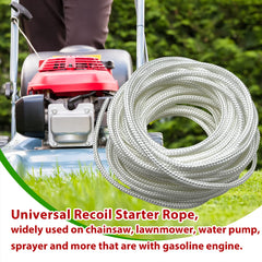 10 Meters 3.0mm Recoil Starter Rope Gas Engine Pull Starter Replacement Recoil Pull Cord for Lawnmower Chainsaw