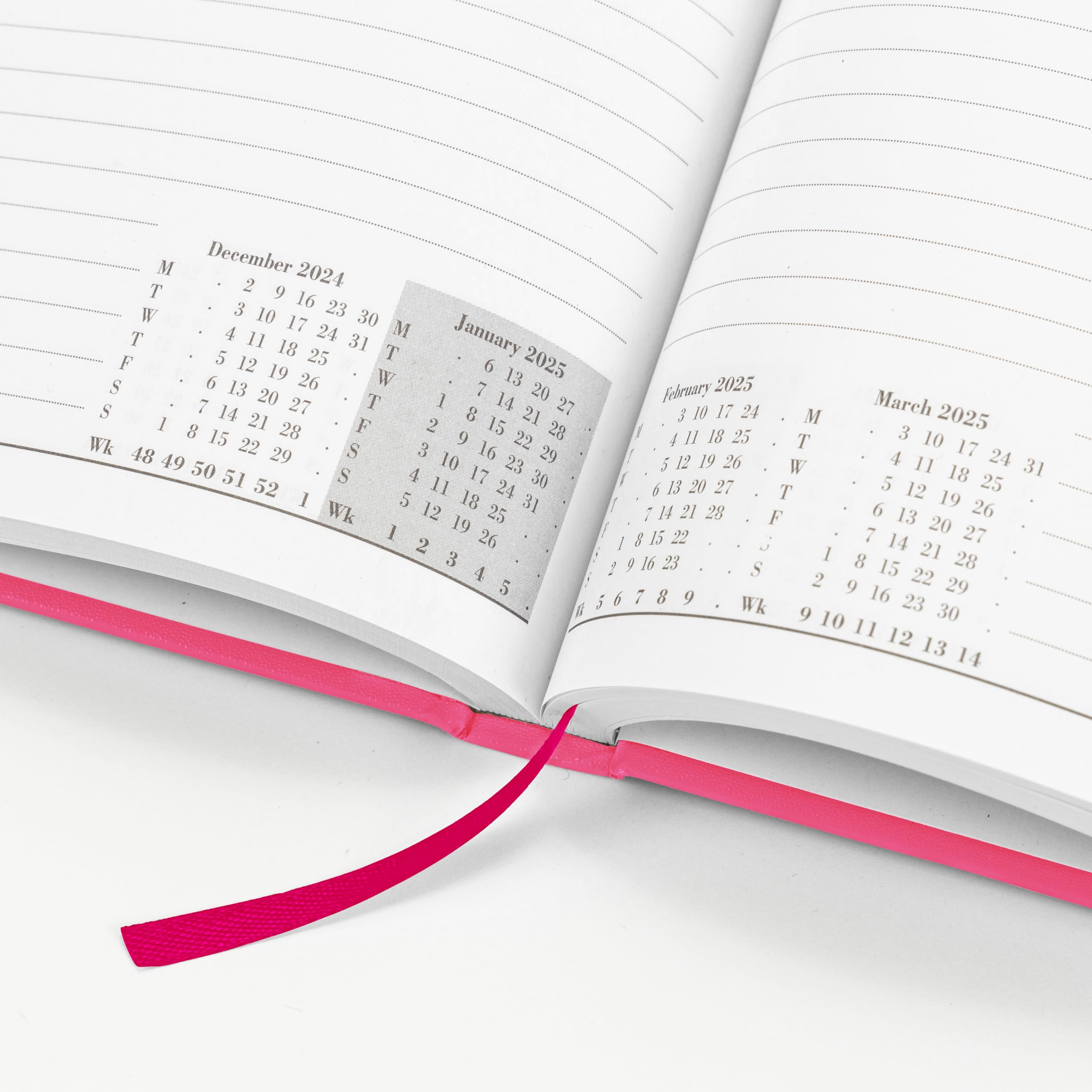 2024 2025 Academic A4 Page A Day Hardback Diary School Planner Student Teacher Year (Ceris)