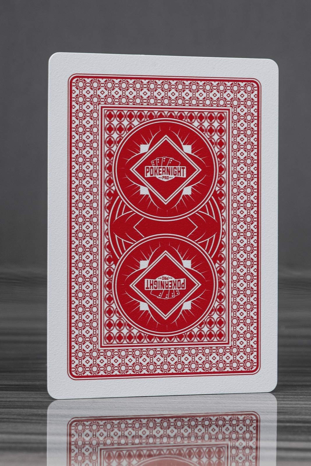 Poker Night Pro Professional Waterproof Playing Cards Plastic 100%   Texas Holdem Poker Cards (Red Backs)   54pcs Including 2 Jokers   Jumbo Index   Super Casino Quality