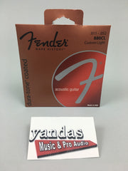 Fender 880CL Dura-Tone Acoustic Guitar Strings 11-52