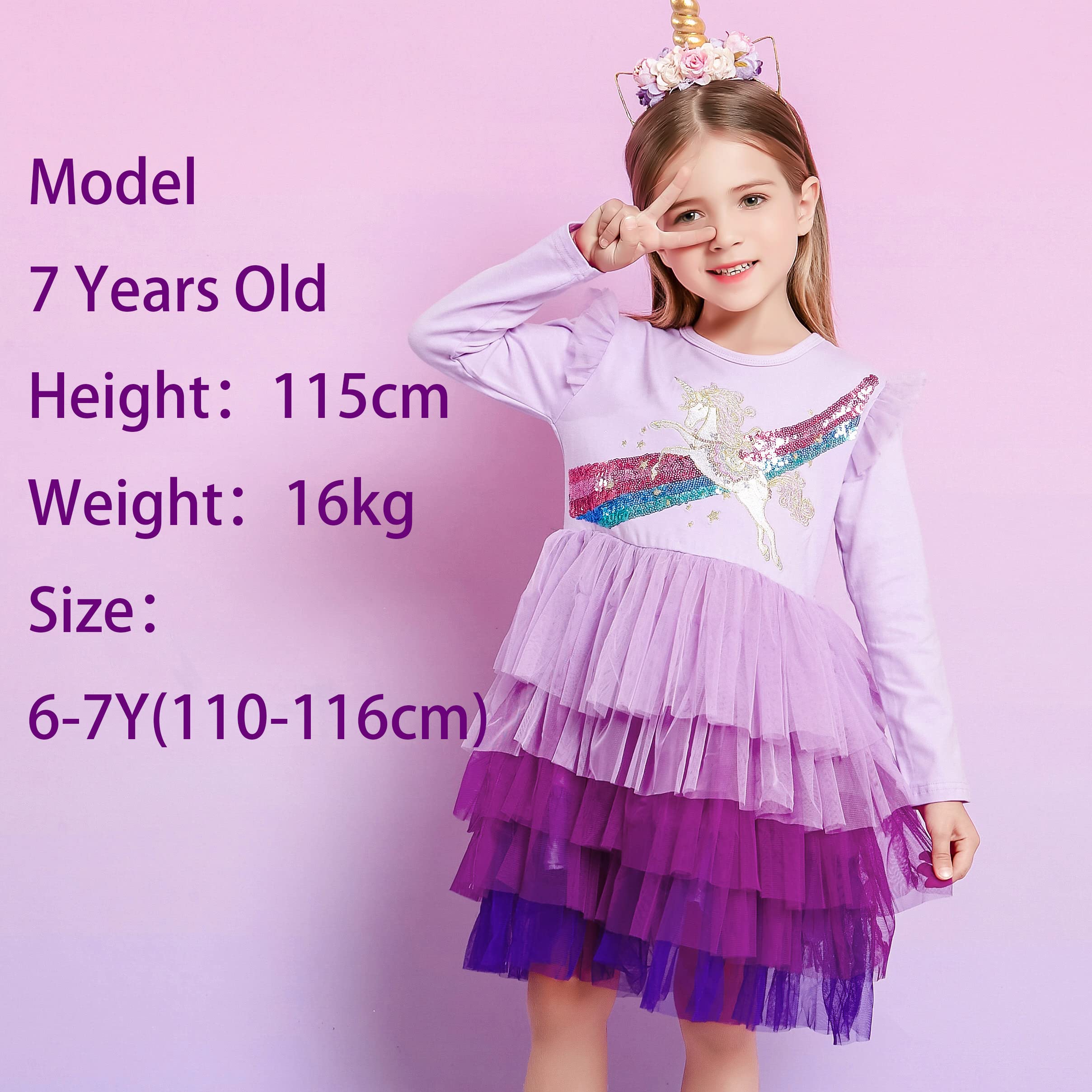 VIKITA Girls Dresses Princess Dress Flower Tulle Birthday Party Dress Girls Clothing LH4019 3T