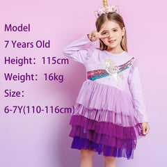 VIKITA Girls Dresses Princess Dress Flower Tulle Birthday Party Dress Girls Clothing LH4019 3T