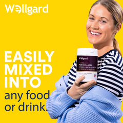 Collagen Powder, Gold Standard Bovine Collagen Peptides Powder by Wellgard - High Levels of The 8 Essential Amino Acids, Collagen Supplements, Halal & Kosher, Made in UK