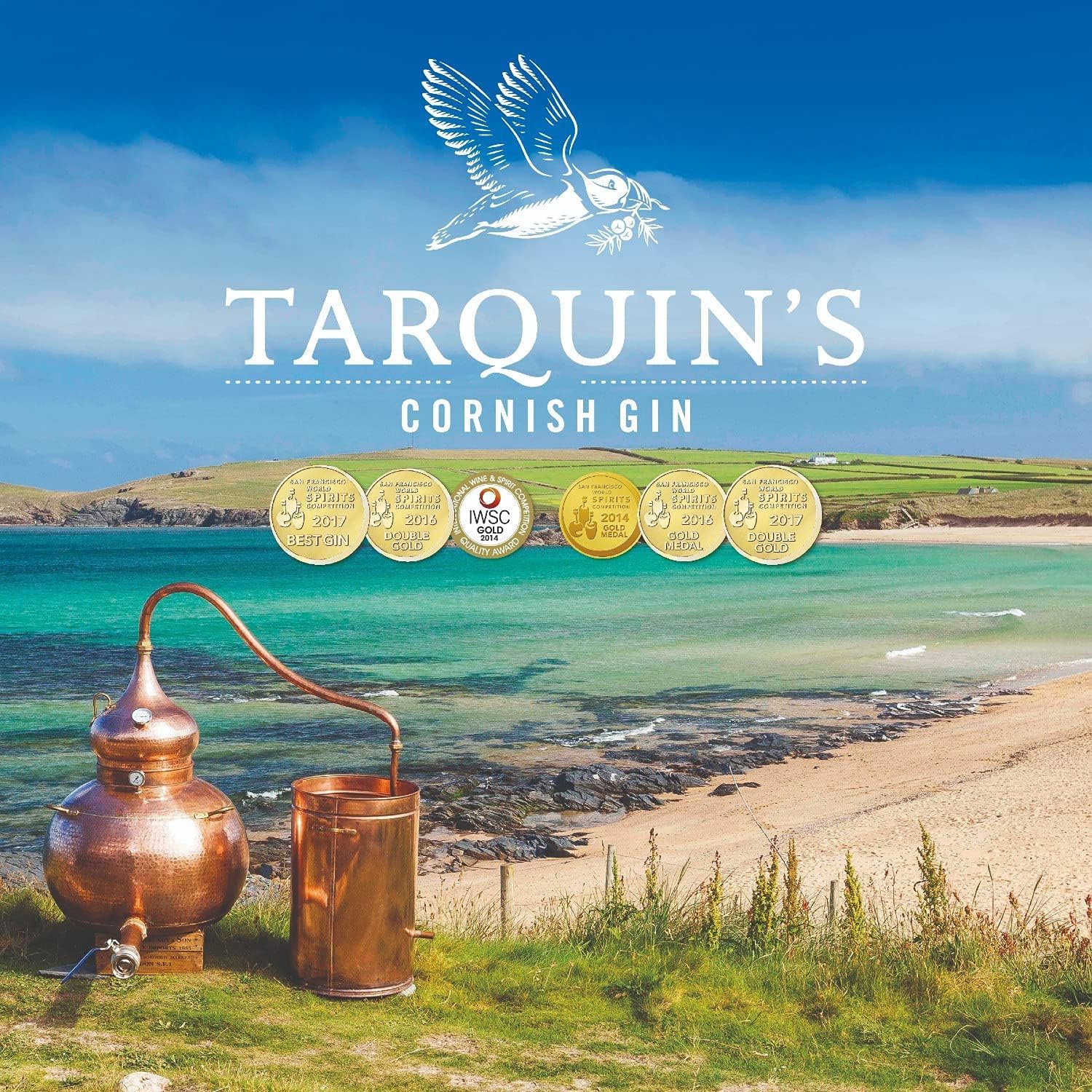 Tarquin's Blackberry and Cornish Honey Gin, 70 cl