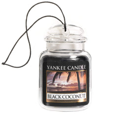 Yankee Candle 1194390E Car Jar Ultimate Air Freshener, Black Coconut, 1 Count