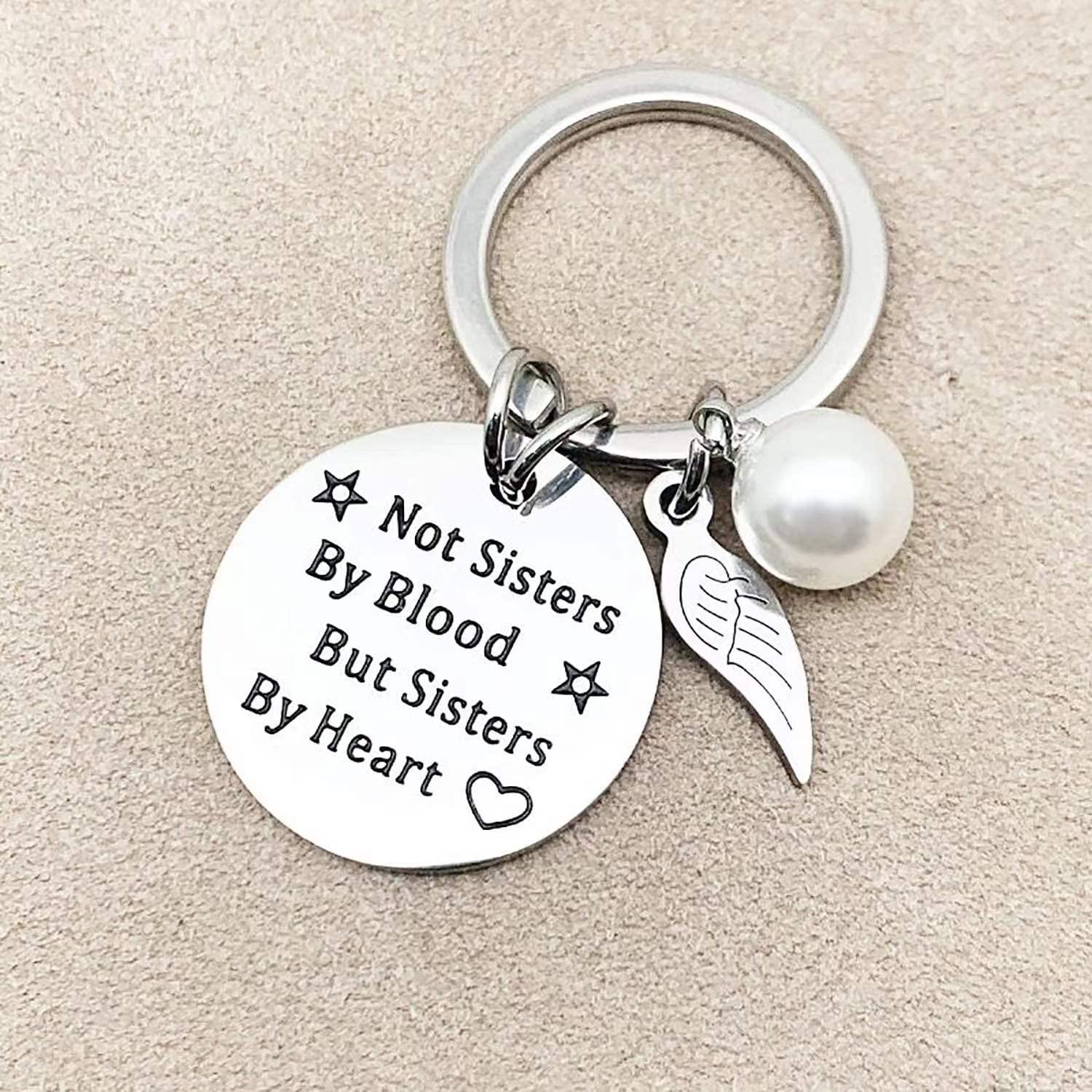 Friends Gift Keyring,Best Friends Keychain Friendship Keyring Graduation Gifts,Best Friends Gifts Keychain with Gift Box,Birthday Gift Keychain for Good Friends and Sisters