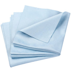 3 Pcs 11.8x11.8inch Soft Microfiber Cleaning Cloth for Musical Instruments Instrument Polishing Cloth Universal Clean Cloth for Guitar Violin Piano Brass Trumpet Sax Flute, Blue