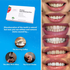 Whites Beaconsfield Teeth Whitening Strips - Advanced Non-Peroxide Formula, 14-Day Supply for Enhanced Brightness, Enamel-Safe, Gentle on Sensitive Teeth, Quick & Visible Results