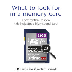 Integral 32GB 2 Pack SD Card with a 6 Slot Protective Metal Card Case - 4K Ultra-HD Video Premium High Speed Up to 90MB/s Read Speed - SDHC V30 UHS-I U3 Class 10 SD Memory Card Twin Pack