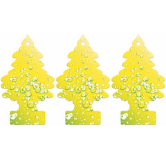 Little Trees Air Freshener Tree LTZ073 Sherbet Lemon Fragrance For Car Home Boat Caravan - Triple Pack