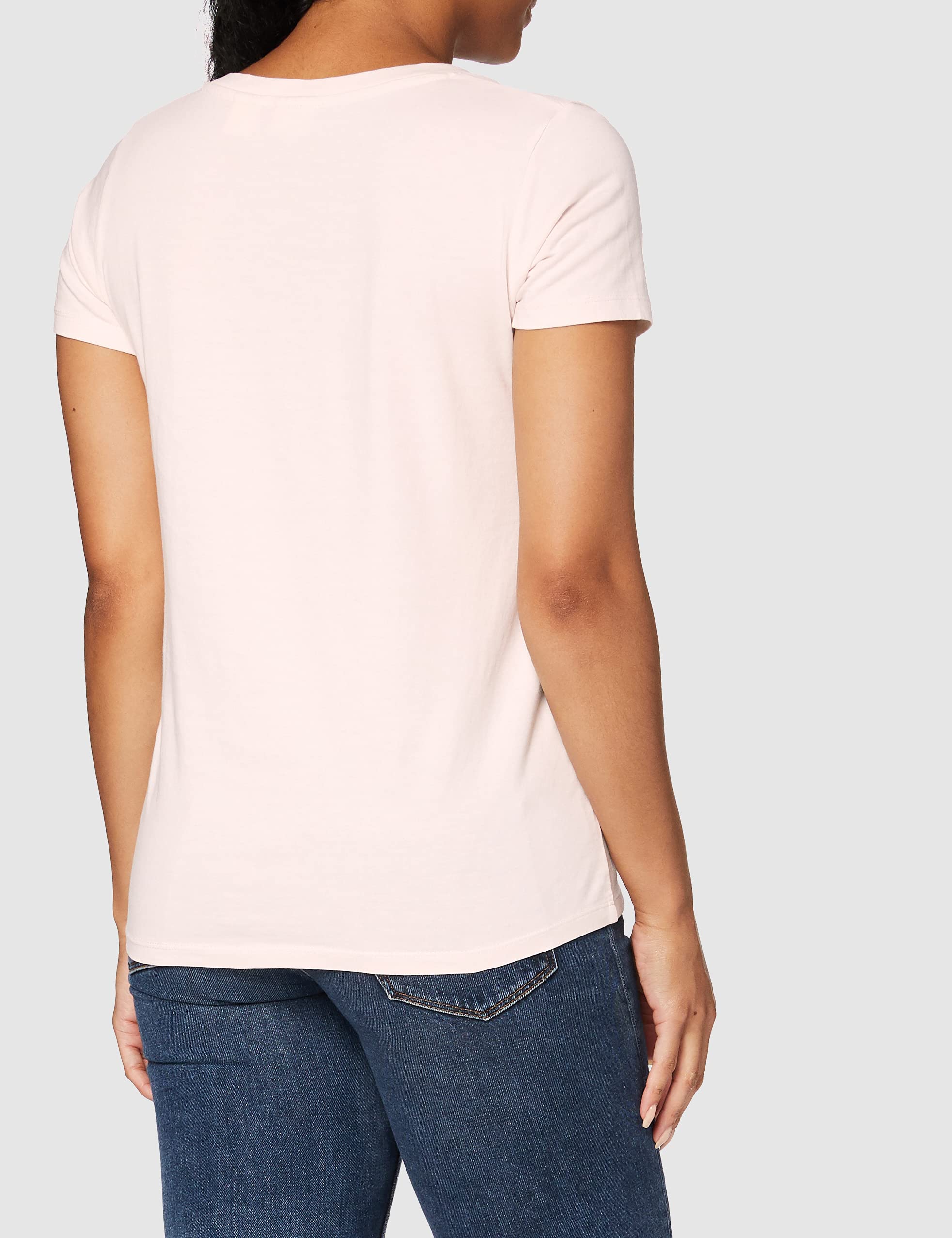 Levi's Women's Perfect V-Neck T-Shirt Almost Mauve (White) XXS -