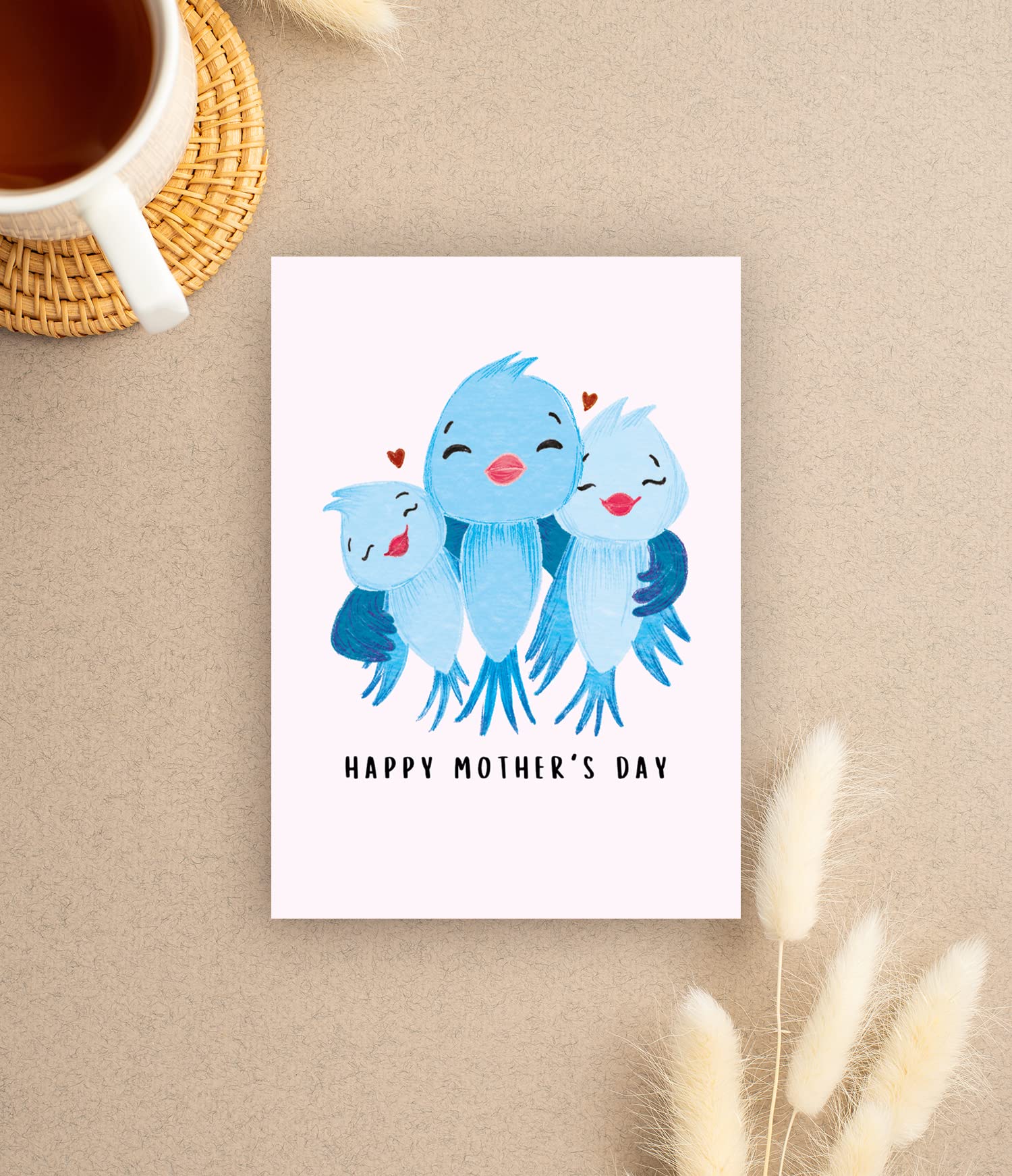 A6 Mother's Day Card From Both Of Us Daughter Son Cards For Mum Love You Mum Thank You Mum Mothers Day Gifts Cute Pun