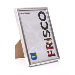 Kenro Frisco Series Silver Photo Frame 9x6 Inch / 23x15cm Freestanding or Wall Hanging with Glass Front - FR2315S