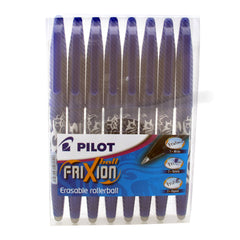 Pilot Frixion Erasable Rollerball 0.7 mm (Pack of 8) - Blue