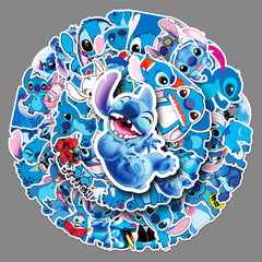 Yangsiw Stitch Stickers, Lilo and Stitch Stickers for Water Bottles, Vinyl Waterproof Stickers for Hydroflasks,Laptop,Computer, Stickers and Decals Kids Teens Gift 50pcs …