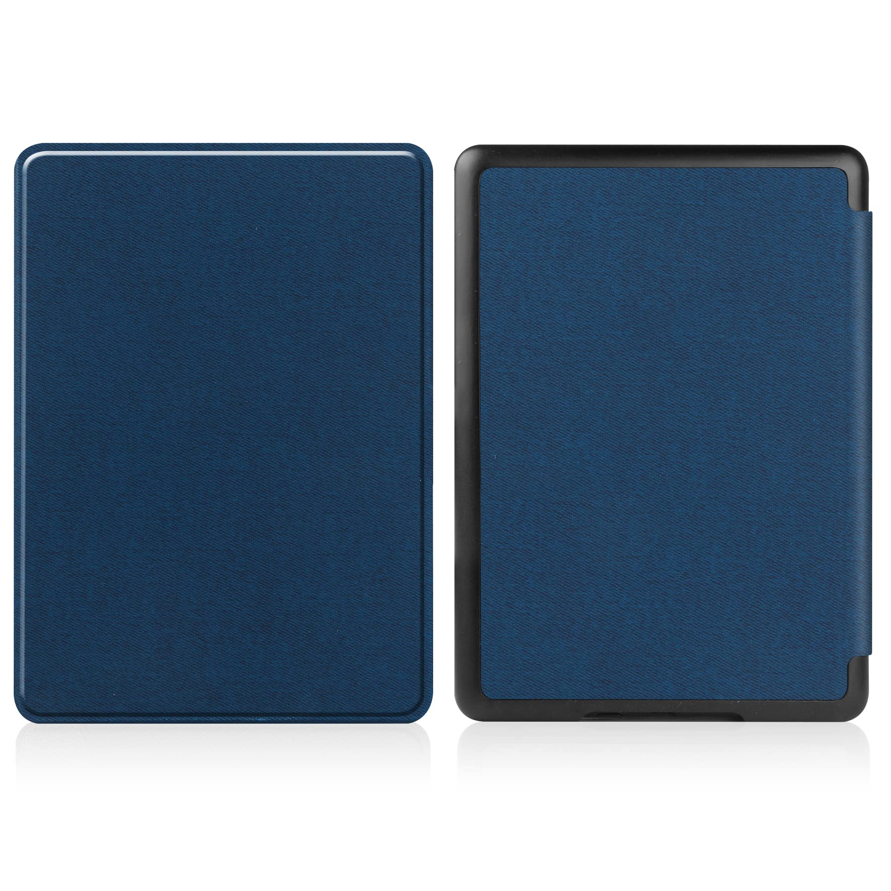 HoYiXi Case for All-new Kindle 11th Generation 2022 Release Slim Leather Protective Cover Fabric Cover Painted Shell - navy