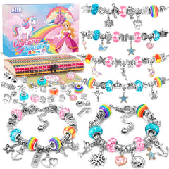 BIIB Gifts for Girls, Bracelet Making Kit, Unicorn Gifts for Girls Birthday Presents 5-12 Year Old, Arts and Crafts for Kids Stocking Fillers for Girls Toys Age 5 6 7 8 9 10, Easter Gifts for Kids