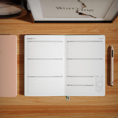 TDOLISSTE - Academic Diary 2024-2025 Week to View, A5 Mid Year Diary, 18 Months Diary for Teacher, Students, Work& Home, Pocket Diary July 2024 - December 2025, Soft Cover (Pink)