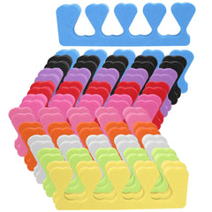 20 Pcs Sponge Toe Separators，Finger Divider Spacer Toe Finger Separator Dividers for Women Nail Art Accessories(Multiple Colour)