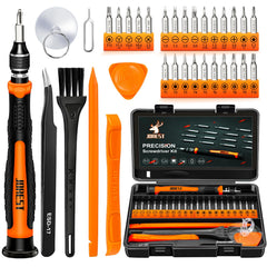 JOREST 33Pcs Precision Screwdriver Set, Tool Kit with Security Torx T5 T6 T8 T9, Triwing Y00, Star P5, etc, Repair for Laptop, Switch, PS4, Xbox, MacBook, iPhone, Ring Doorbell, Watch, Glasses, etc