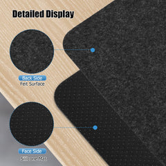 Heat Resistant Mat Compatible with Ninja Air Fryer, Ancable Air Fryer Heat Resistant Mat Kitchen Heat Protector Mat for Ninja Air Fryer, COSORI, Tower, Salter Air Fryer