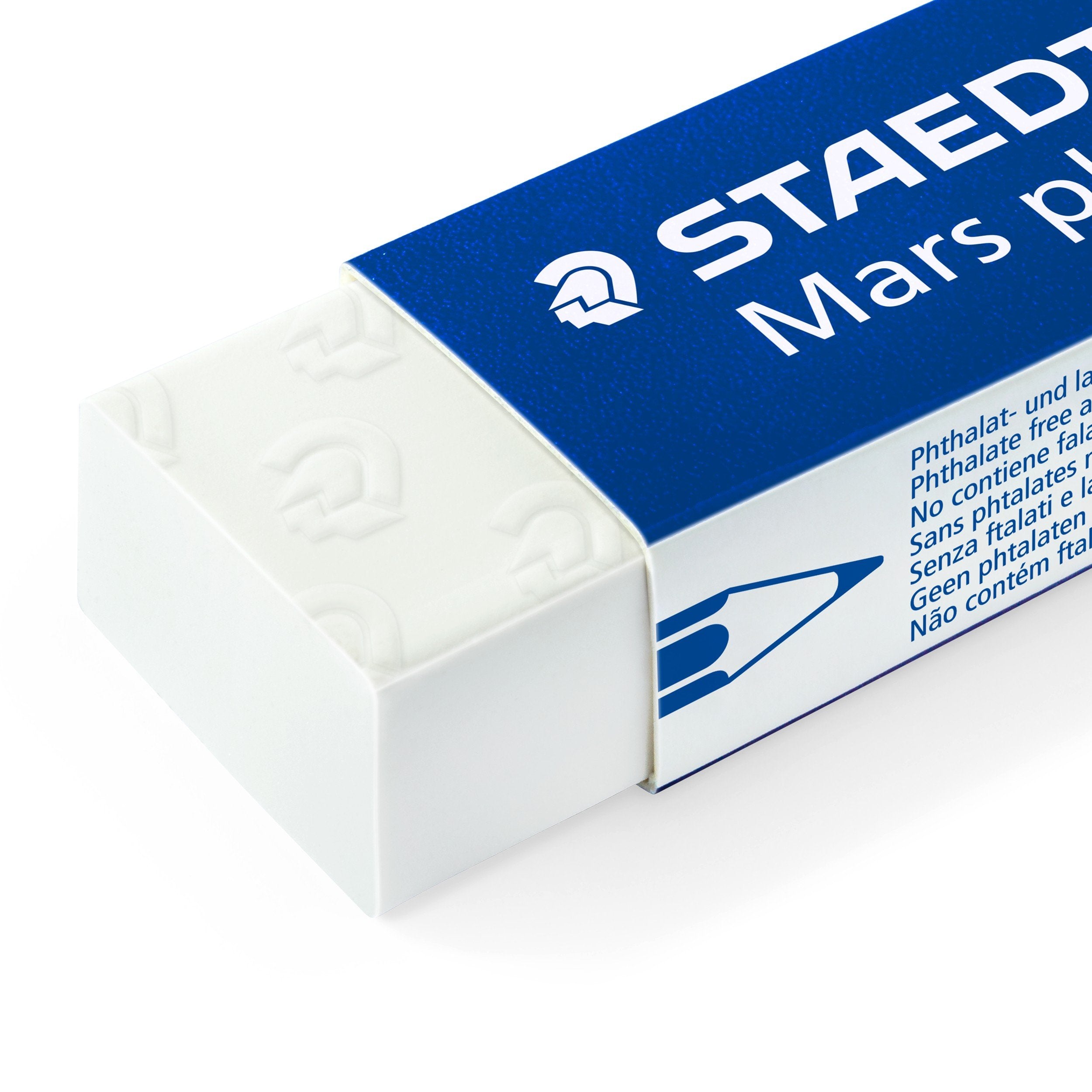 STAEDTLER ‎526 50 BKD Mars Eraser, Premium-Quality, Latex & Phthalate-Free (Pack of 1), White