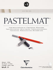 Clairefontaine Pastelmat Pad - White 360g 18x24cm 12 sheets