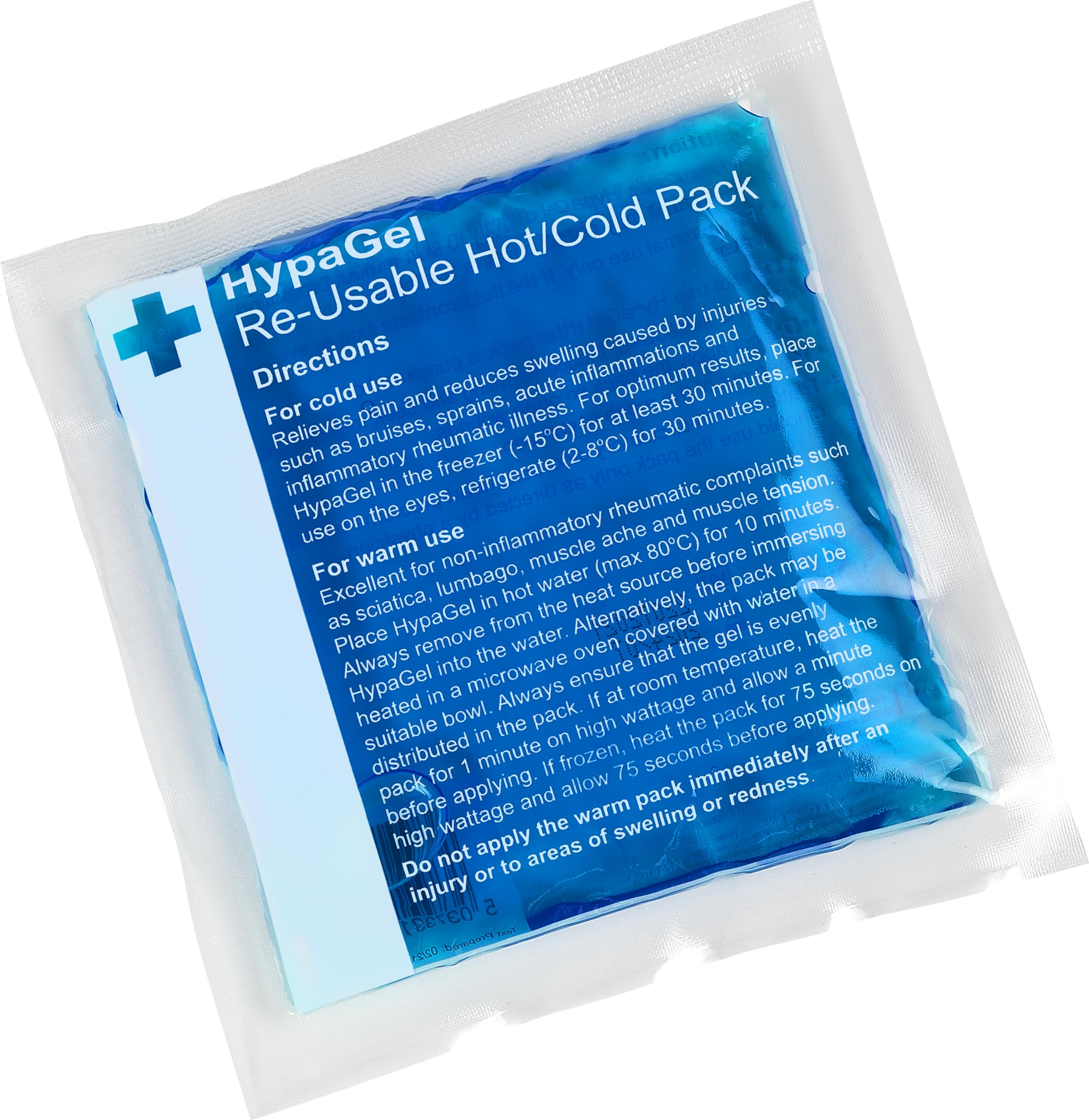 Safety First Aid Group HypaGel Hot/Cold Therapy Pack, Single Pack, Compact, 13 x 14 cm