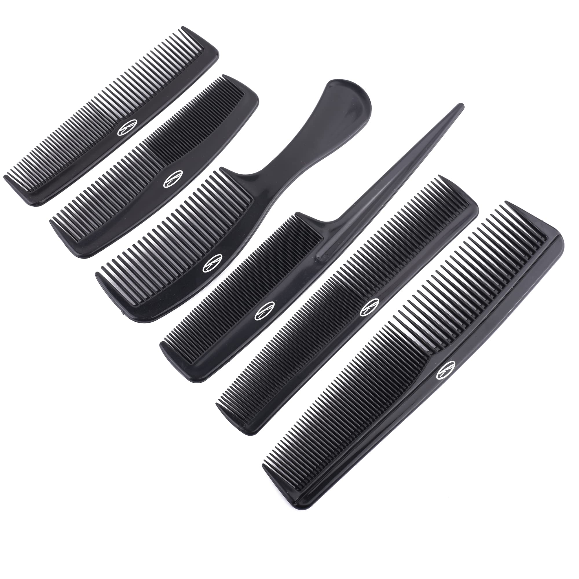 Set of 6 Combs (110-00) (Black (110-00))