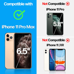 Power Theory Screen Protector for iPhone 11 Pro Max [2-Pack] with Easy Install Kit [Premium Tempered Glass for iPhone 11 ProMax]