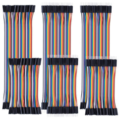 10cmand20cm 240pcs Breadboard Jumper Wires Cable Kit Male to Female, Male to Male, Female to Female Compatible with Arduino Projects and Raspberry Pi