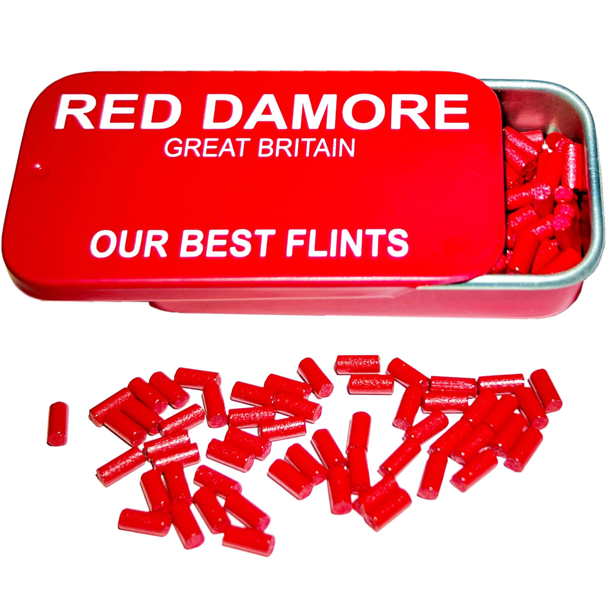 RED DAMORE 100 x Elite Lighter Flint Series: Our Best Lighter Flints, Compatible with Most Lighters!