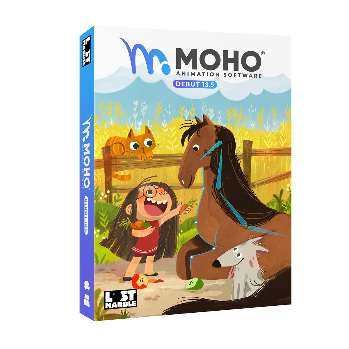 Moho Debut 13.5   Create your own cartoons and animations in minutes   Software for PC and Mac OS