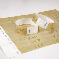 L LIKED VIP Tyvek Wristbands, 100 PCS Festival Wristbands for Events, Parties, Security, Nightclubs, Waterparks