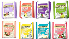 Twinings Superblends,soulfulblends Assortment Fruit Herbal tea Selection Gift Set Total 24, 8 Delicious Flavours 3 Individually Wrapped Tea Bags of Each Flavour Twinings tea bags