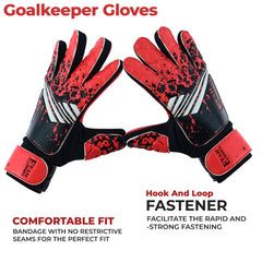 EFAH SPORTS Football Goalkeeper Gloves For Boys kids Children Youth Soccer Goalie Glove with Super Grip Palms