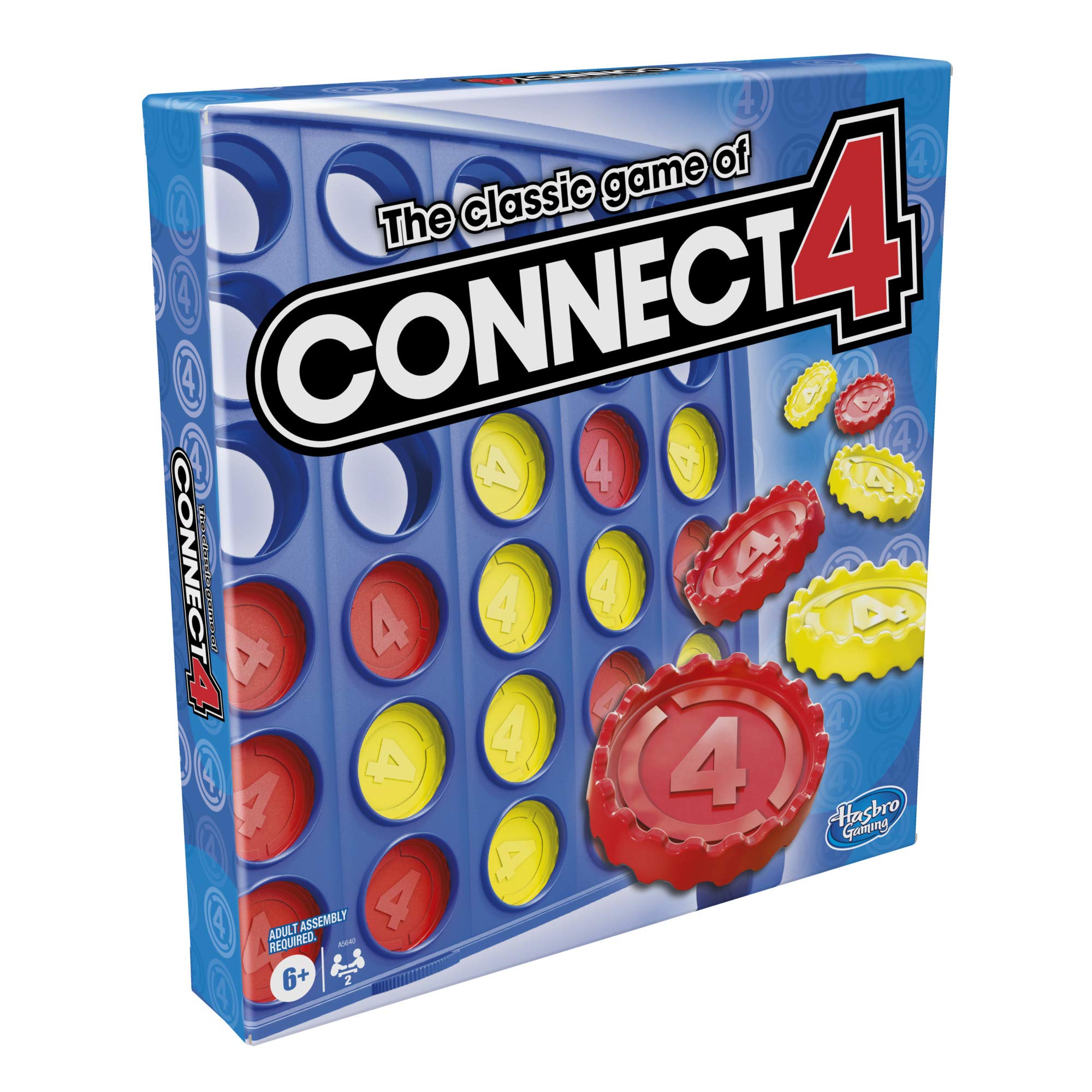 The Classic Game of Connect 4 Strategy Board Game for Kids; 2 Player ; 4 in a Row; Kids Gifts (Pack of 2)