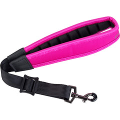 Protec NLS310MHP 22 inch Less Stress Adjustable Saxophone Neck Strap - Hot Pink