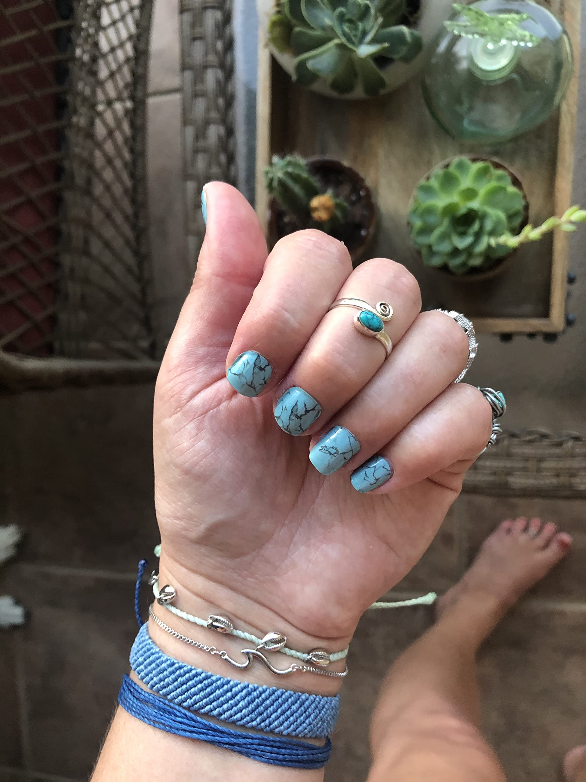 Tibetan Turquoise Stone Toe ring 925 Sterling Silver Girls Toe ring Midi Ring Women Body Jewellery Adjustable Toe Ring Handmade Toe ring gemstone toe rings