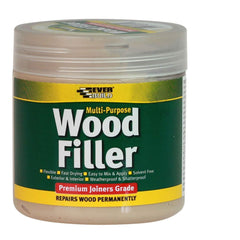 Everbuild Multipurpose Wood Filler – Suitable For Indoor And Outdoor Use – Sandable – White – 250ml