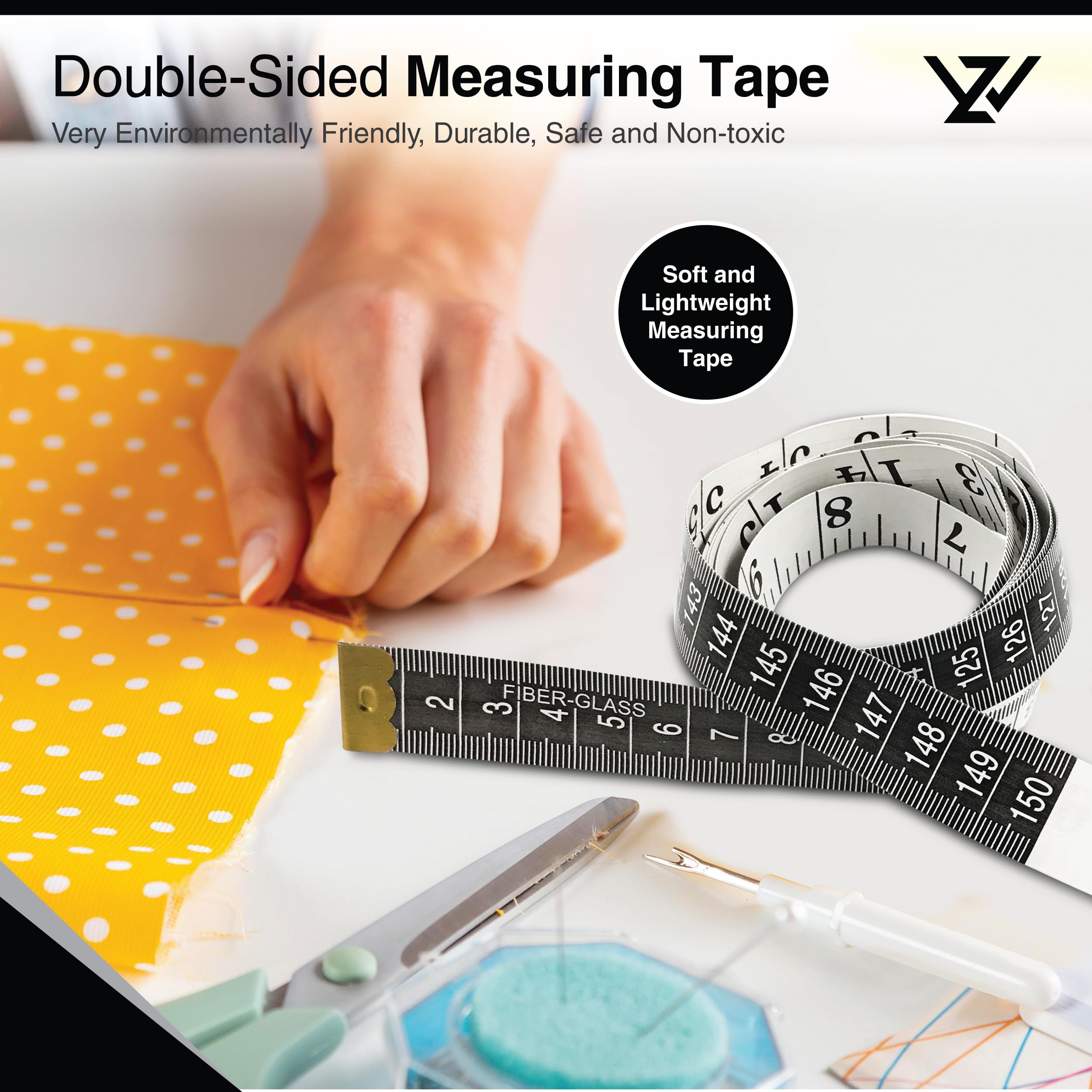 WZ Tape Measure body - Tape Measure made of Fiber Glass - Measuring Tape For Body Measurements - Body Tape Measure - Body Measuring Tape 60 Inch and 150 cm (1)