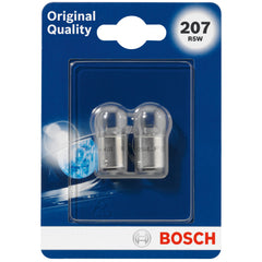 Bosch 207 (R5W) Original equipment Car Light Bulbs - 12 V 5 W BA15s - 2 Bulbs, White