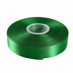 25 Meters of Satin Wedding Party Ribbon 15mm in Multiple Colours Pack Rolls (Emerald Green) for Gifts Wrap, Sew, Decorations, Crafts, Dress, Bows and Much More