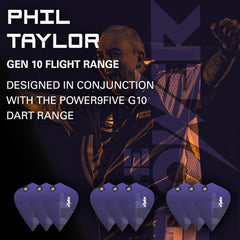 TARGET Phil Taylor G10 Kite Pro Ultra Dart Flights - 3 Set Pack (9 in total)
