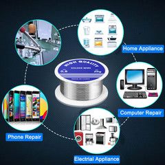 Solder Wire,0.8mm Soldering Wire Lead Free Sn99.3 Cu0.7 with Rosin Core for Electronic Electrical Soldering Components Repair and DIY. (20g)