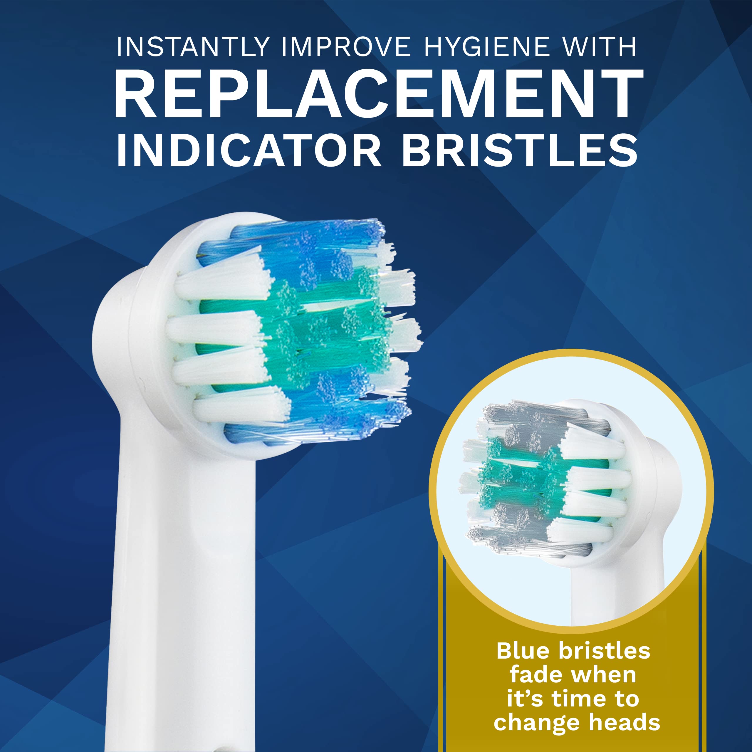 Aster Replacement Electric Toothbrush Heads, Compatible with Braun Oral B Toothbrush Heads, 16 Pack of Compatible Oral B Toothbrush Head